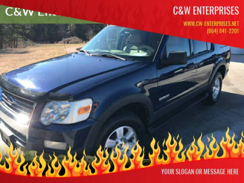 2006 Ford Explorer for sale at C&W Enterprises LLC in Williamston SC