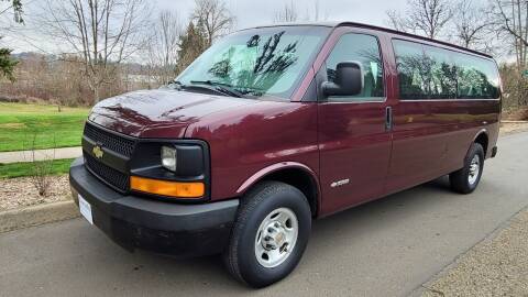 2003 Chevrolet Express for sale at CLEAR CHOICE AUTOMOTIVE in Milwaukie OR