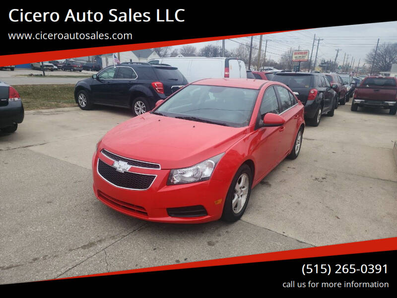 2014 Chevrolet Cruze for sale at Cicero Auto Sales LLC in Des Moines IA