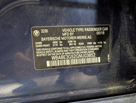 2016 BMW 3 Series 328i xDrive