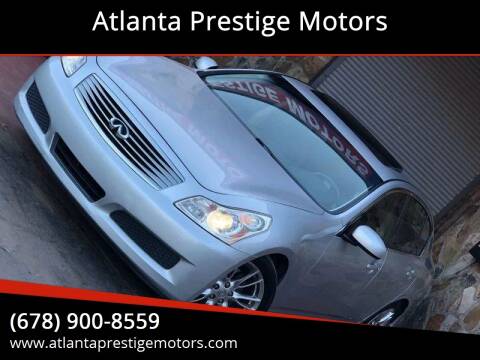 2007 Infiniti G35 for sale at Atlanta Prestige Motors in Decatur GA
