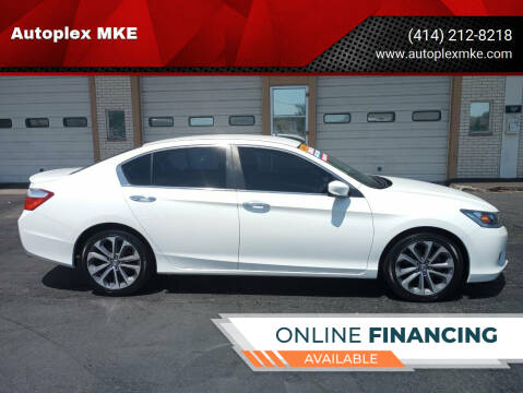 2014 Honda Accord for sale at Autoplexwest in Milwaukee WI