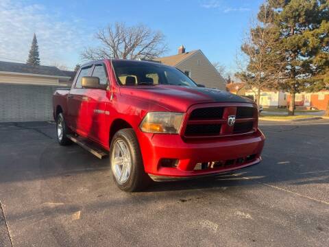 2012 RAM 1500 for sale at METRO CITY AUTO GROUP LLC in Lincoln Park MI
