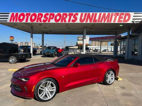 2016 Chevrolet Camaro for sale at Motorsports Unlimited in McAlester OK