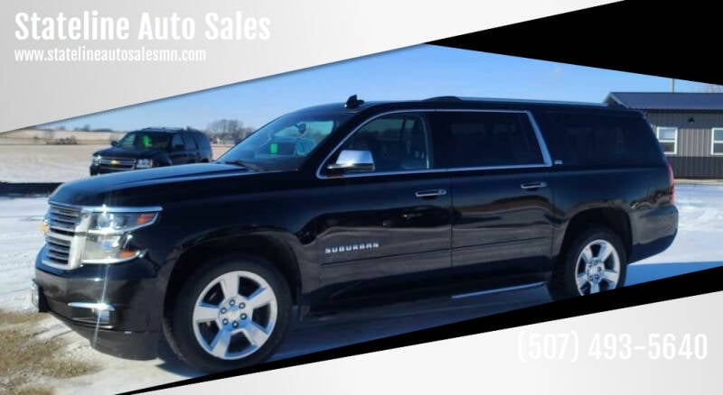 2015 Chevrolet Suburban for sale at Stateline Auto Sales in Mabel MN