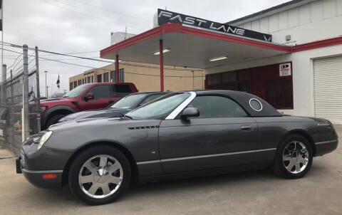 2003 Ford Thunderbird for sale at FAST LANE AUTO SALES in San Antonio TX