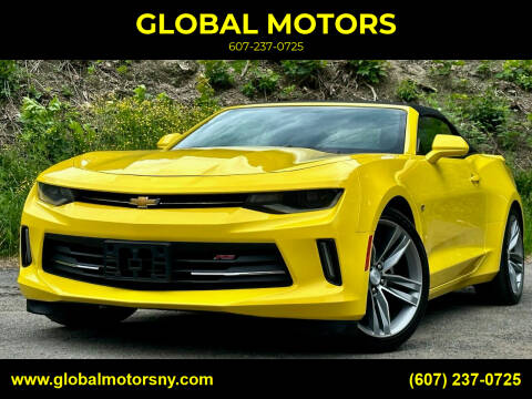 2018 Chevrolet Camaro for sale at GLOBAL MOTORS in Binghamton NY