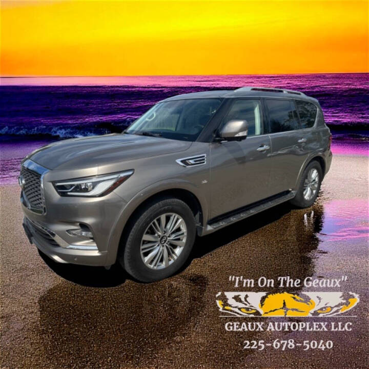 2018 INFINITI QX80 for sale at Geaux Autoplex in Zachary, LA