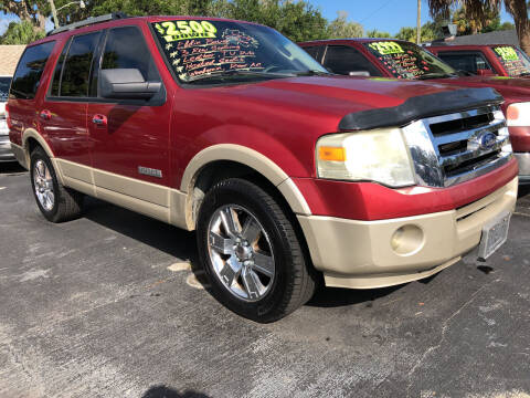 2007 Ford Expedition for sale at RIVERSIDE MOTORCARS INC - Main Lot in New Smyrna Beach FL