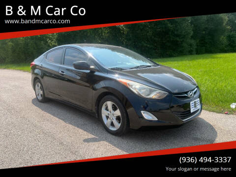 2012 Hyundai Elantra for sale at B & M Car Co in Conroe TX