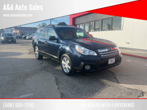 2014 Subaru Outback for sale at A&A Auto Sales in Fairhaven MA