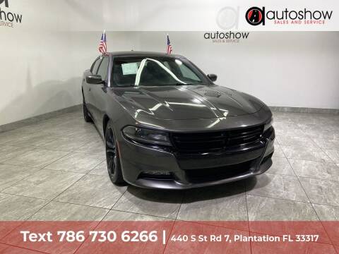 2018 Dodge Charger for sale at AUTOSHOW SALES & SERVICE in Plantation FL