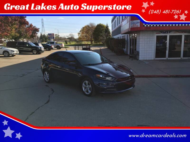 2016 Dodge Dart for sale at Great Lakes Auto Superstore in Waterford Township MI
