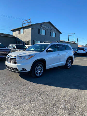 2016 Toyota Highlander for sale at Brown Boys in Yakima WA