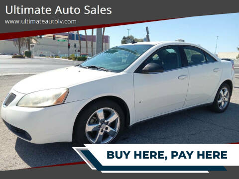 2008 Pontiac G6 for sale at Ultimate Auto Sales in Las Vegas NV