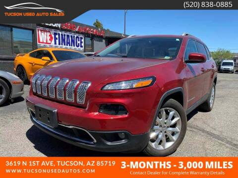 2015 Jeep Cherokee for sale at Tucson Used Auto Sales in Tucson AZ