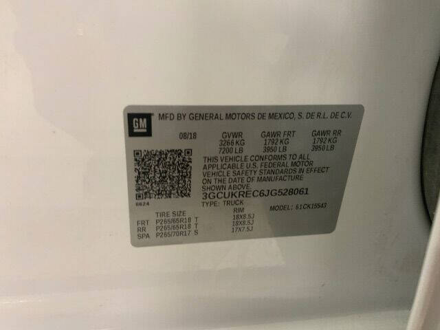 2018 Chevrolet Silverado 1500