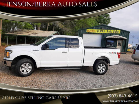 2019 Ford F-150 for sale at HENSON/BERKA AUTO SALES in Gilmer TX