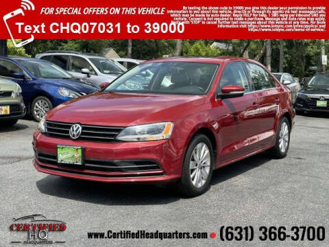 2016 Volkswagen Jetta for sale at CERTIFIED HEADQUARTERS in Saint James NY