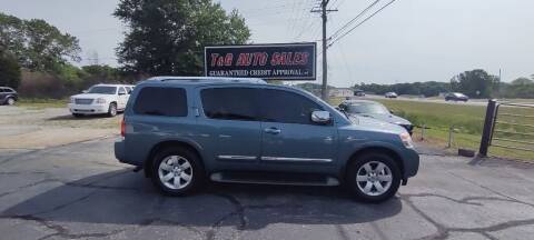 2011 Nissan Armada for sale at T & G Auto Sales in Florence AL