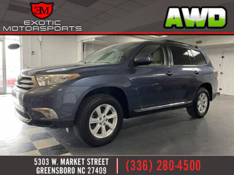 2013 Toyota Highlander for sale at Exotic Motorsports in Greensboro NC