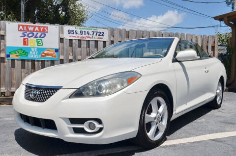2008 Toyota Camry Solara for sale at ALWAYSSOLD123 INC in Fort Lauderdale FL