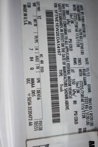 2014 Ford E-Series E-150