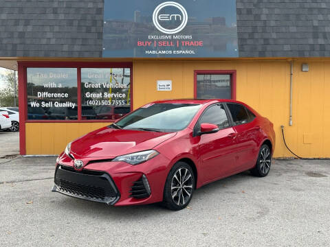 2017 Toyota Corolla for sale at Exclusive Motors in Omaha NE