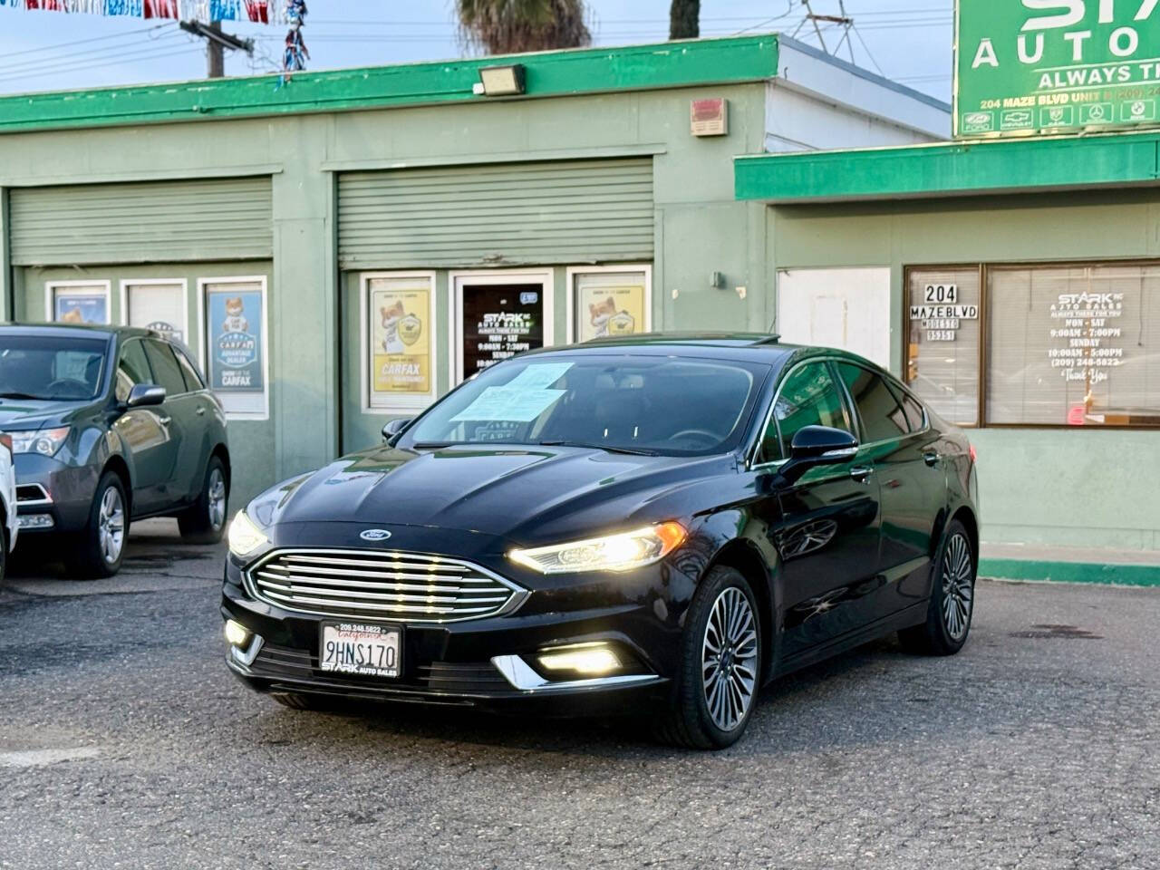 2017 Ford Fusion for sale at STARK AUTO SALES INC in Modesto, CA