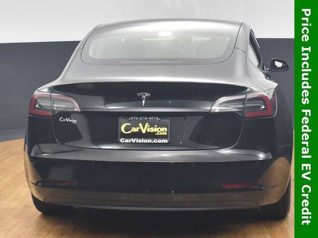 Used 2022 Tesla Model 3 Base with VIN 5YJ3E1EA0NF370203 for sale in Conshohocken, PA