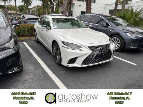 2018 Lexus LS 500h for sale at AUTOSHOW SALES & SERVICE in Plantation FL