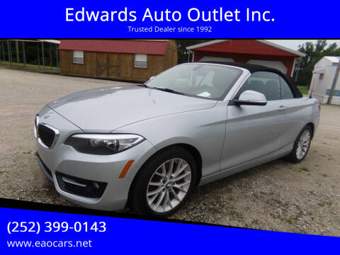 2016 BMW 2 Series for sale at Edwards Auto Outlet Inc. in Wilson NC