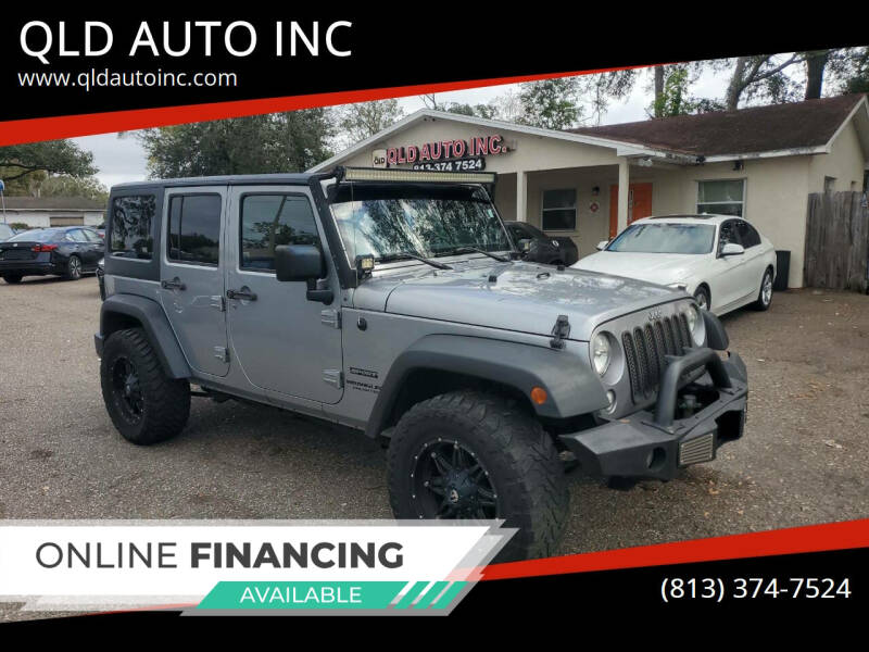 2016 Jeep Wrangler Unlimited for sale at QLD AUTO INC in Tampa FL