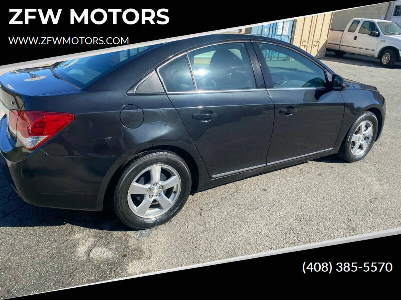 2014 Chevrolet Cruze for sale at ZFW MOTORS in Soquel CA