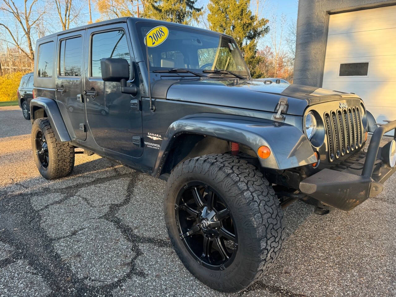 2008 Jeep Wrangler Unlimited for sale at ROUTE 8 AUTO SALES LLC in Peninsula, OH