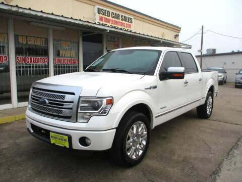 2013 Ford F-150 for sale at Metroplex Motors Inc. in Houston TX