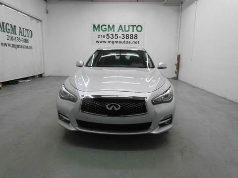 2016 INFINITI Q50 for sale at MGM Auto in San Antonio, TX