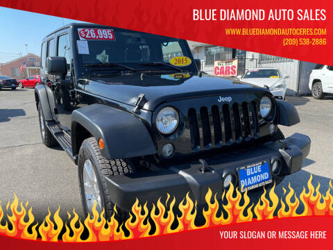 2015 Jeep Wrangler Unlimited for sale at Blue Diamond Auto Sales in Ceres CA