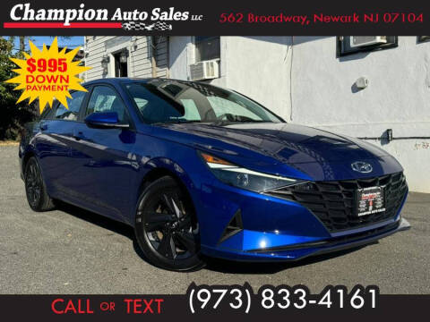 2022 Hyundai Elantra for sale at Champion Auto Sales LLC in Newark NJ