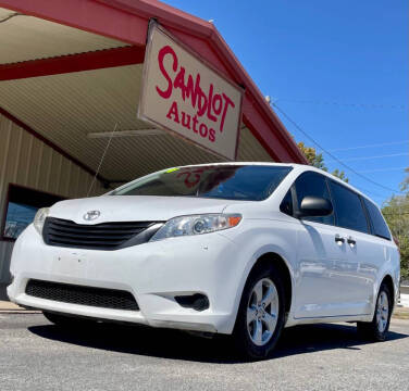 2014 Toyota Sienna for sale at Sandlot Autos in Tyler TX