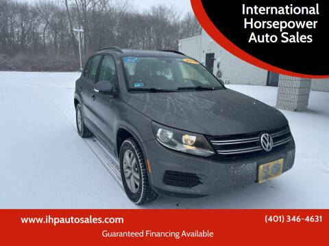 2016 Volkswagen Tiguan for sale at International Horsepower Auto Sales in Warwick RI