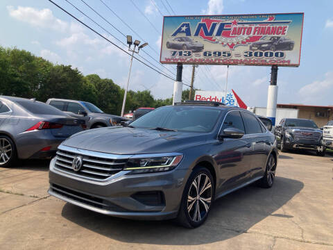 2021 Volkswagen Passat for sale at ANF AUTO FINANCE in Houston TX