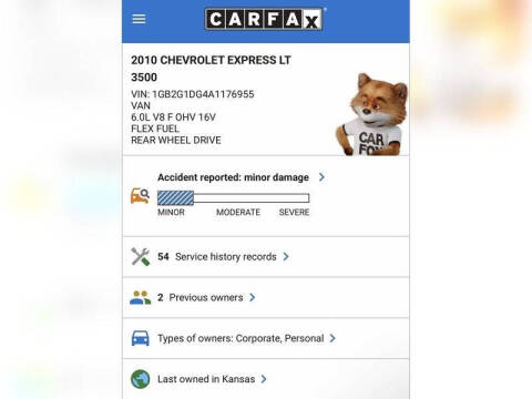 2010 Chevrolet Express LT 3500