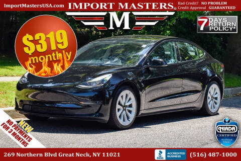 2022 Tesla Model 3 for sale at Import Masters in Great Neck NY