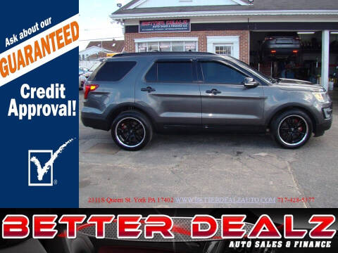 2016 Ford Explorer for sale at Better Dealz Auto Sales & Finance in York PA