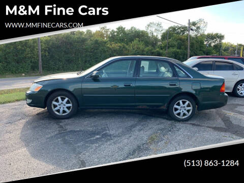 2002 Toyota Avalon for sale at M&M Fine Cars in Fairfield OH