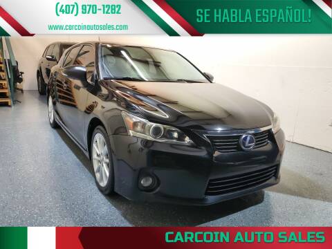 2011 Lexus CT 200h for sale at Carcoin Auto Sales in Orlando FL