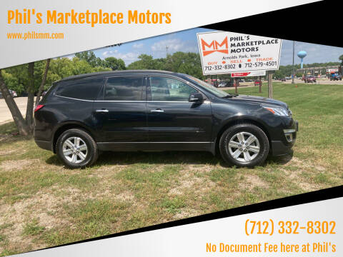 2014 Chevrolet Traverse for sale at Phil's Marketplace Motors in Arnolds Park IA