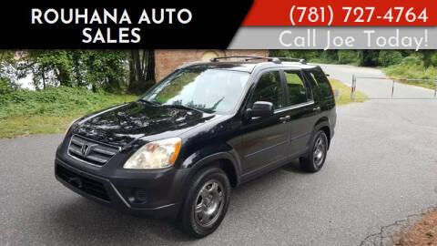 2006 Honda CR-V for sale at Rouhana Auto Sales in Norwood MA