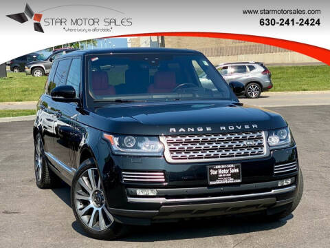 2017 Land Rover Range Rover for sale at Star Motor Sales in Downers Grove IL